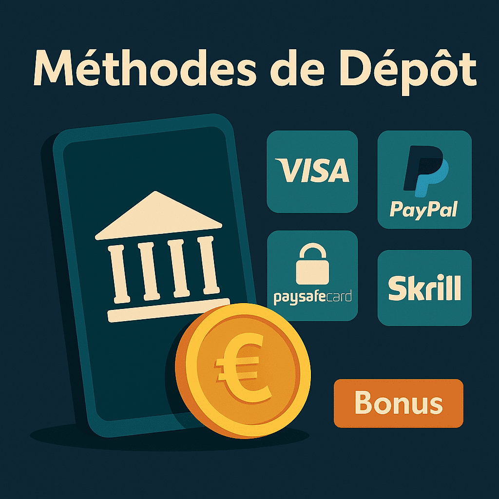 methodes de depot bonus